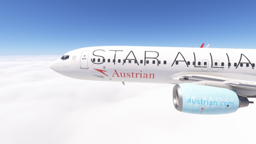PMDG 737-800 Austrian Airlines - Star Alliance (OE-LNT)