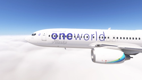 PMDG 737-800 w/ cabin Alaska Airlines - One World (N487AS)