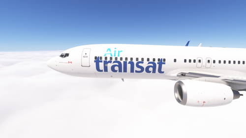 PMDG 737-800 w/ cabin Air Transat - Welcome Fleet