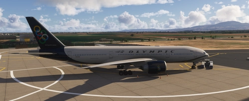 PMDG 777-200LR Olympic Air Fictional (SX-BAD) Fictional