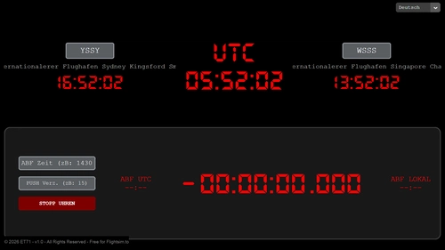 Flight Clock