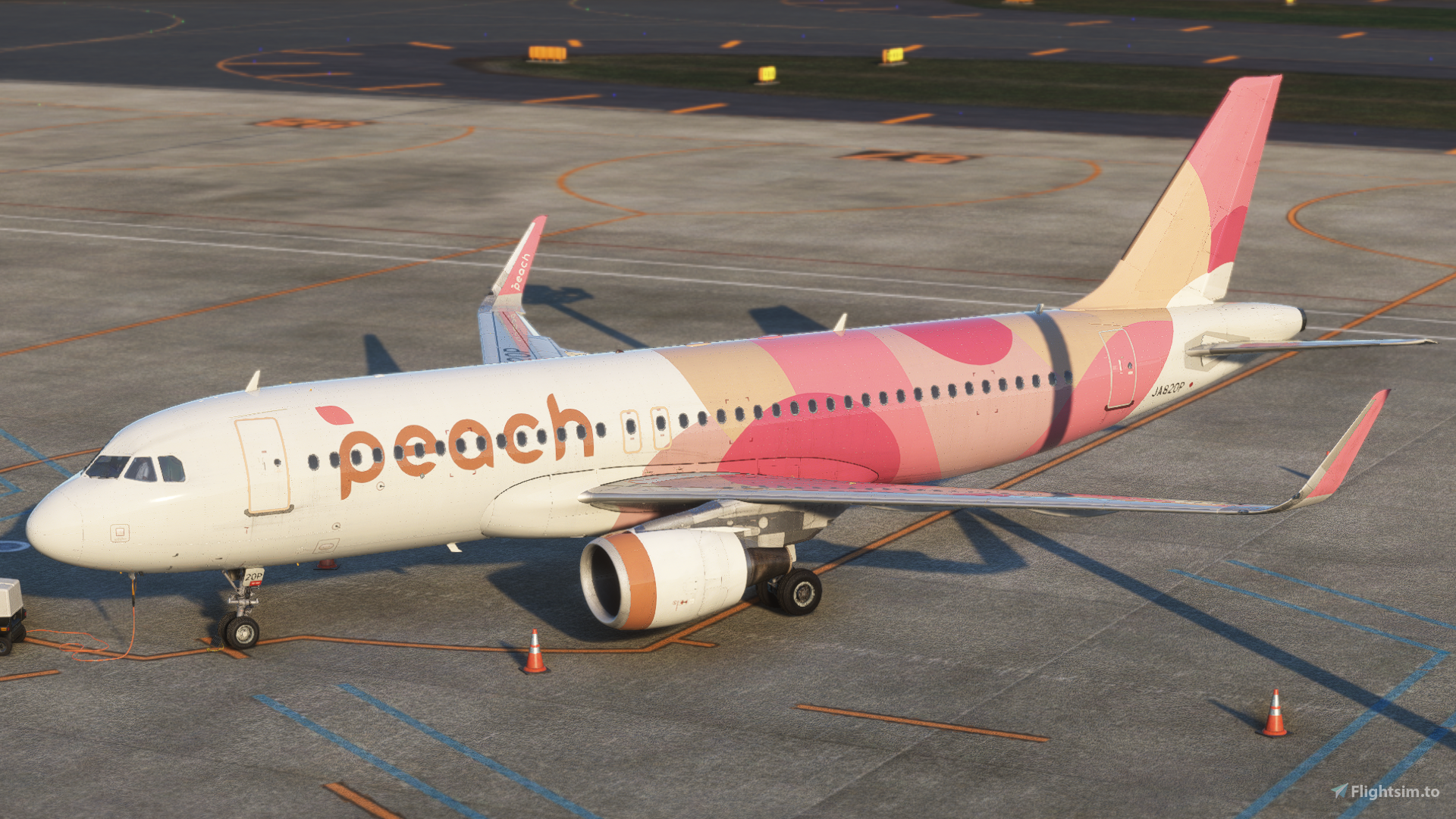New Livery!!! [Fenixsim A320 V2] Peach Aviation￤JA820P - Aircraft