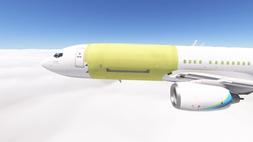 PMDG 737-800BCF Alaska Airlines Cargo -  Freighter Conversion (N584AS)
