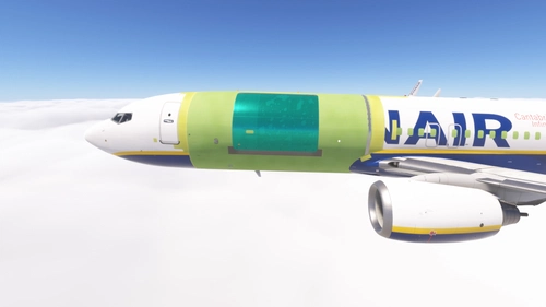 PMDG 737-800BCF ASL Belgium - Ryanair Freighter Conversion (OE-IWB)