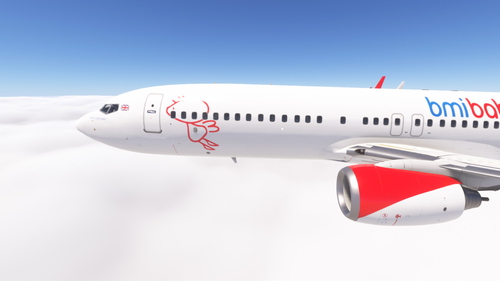 PMDG 737-800 BMI baby (G-OBMP)