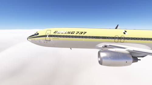 PMDG 737-800 w/ cabin Boeing 737 prototype (N73700)
