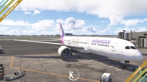 HorizonSim Boeing 787-9 Hawaiian Airlines Fleet 4K & 8K thumbnail 3