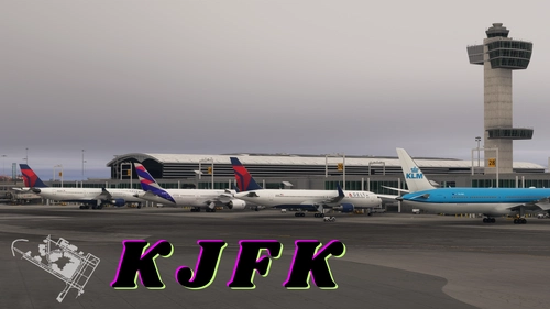 iniBuilds KJFK FSLTL Static Aircraft