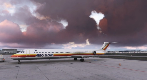 Aerolloyd MD83 Old Colours