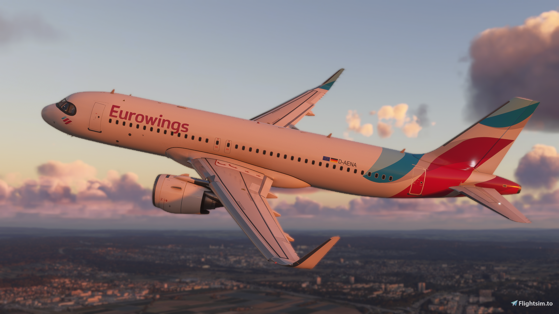 FBW A32NX Eurowings D-AENA - Image 1