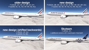 PMDG 777-300ER w/ cabin Air France complete fleet (regular + Skyteam) thumbnail 12