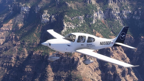 Asobo Cirrus SR22 | N855EF | European Flight Academy | Lufthansa Aviation Training USA