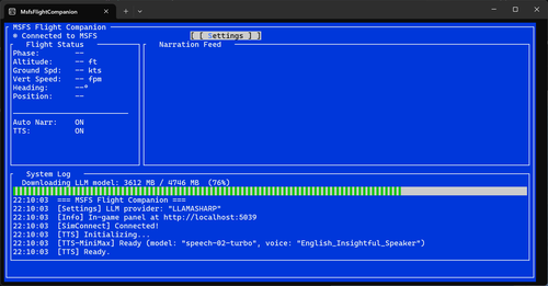 MSFS Flight Companion