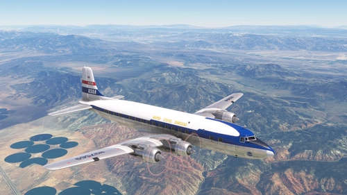 United States Overseas Airlines DC-6B textures