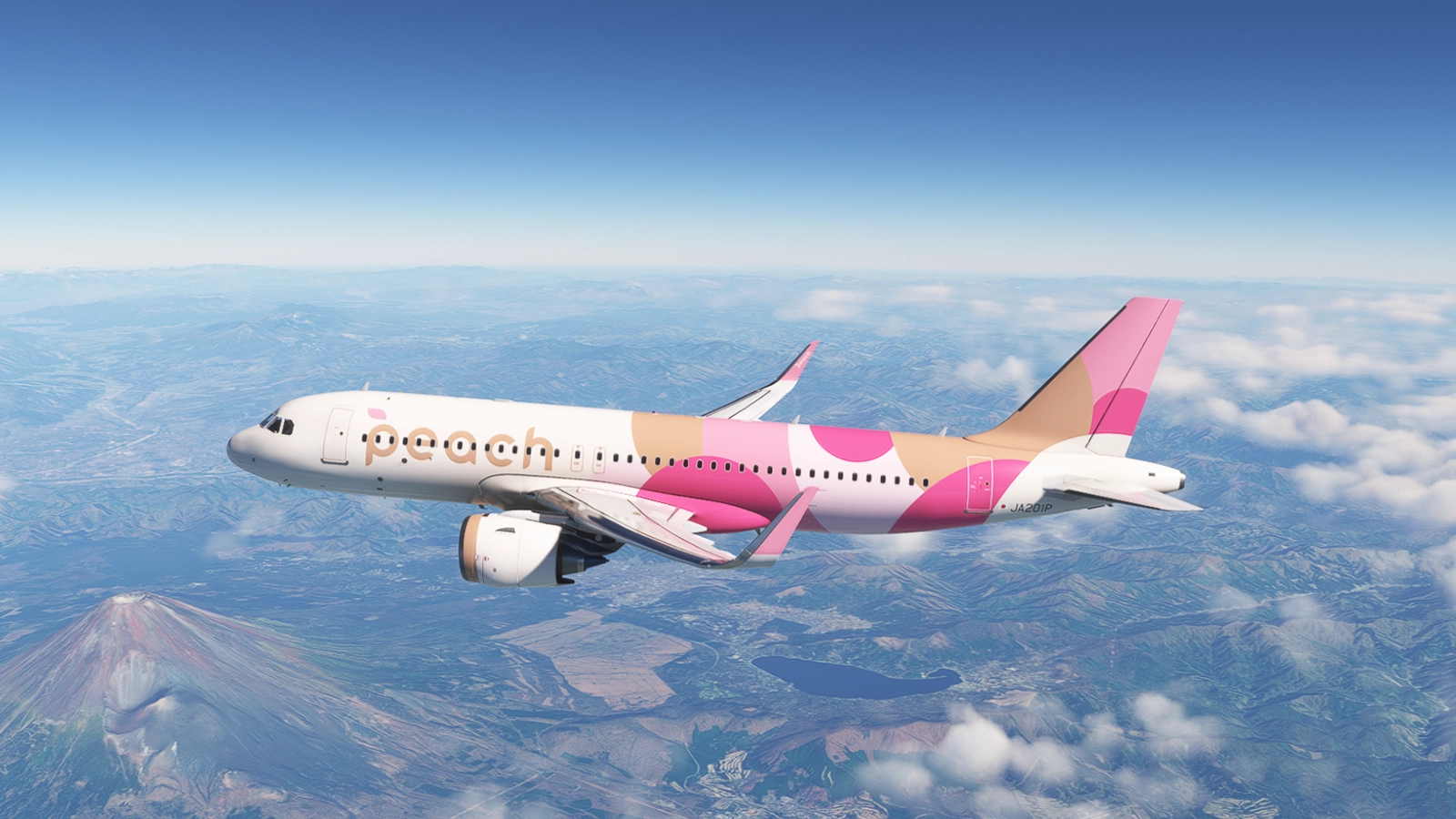 Peach Aviation (2027 Version) [8K] - Aircraft Liveries for MSFS