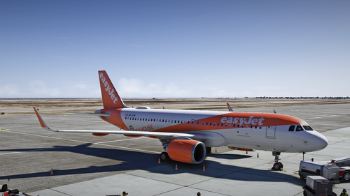 EasyJet Switzerland HB-AYM Basel Mulhouse livery for Inibuilds A320N MSFS2024 (with cabin)