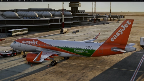 Easyjet G-UZLF Europcar livery Inibuilds A320NEO MSFS2024 (with cabin)