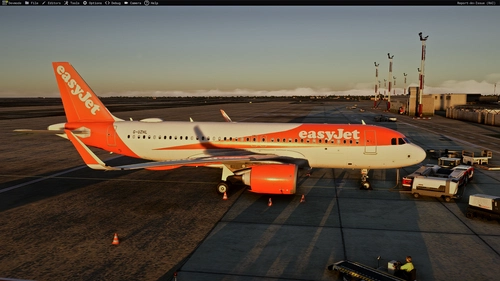 EasyJet G-UZHL "Modified" livery Inibuilds A320NEO MSFS2024
