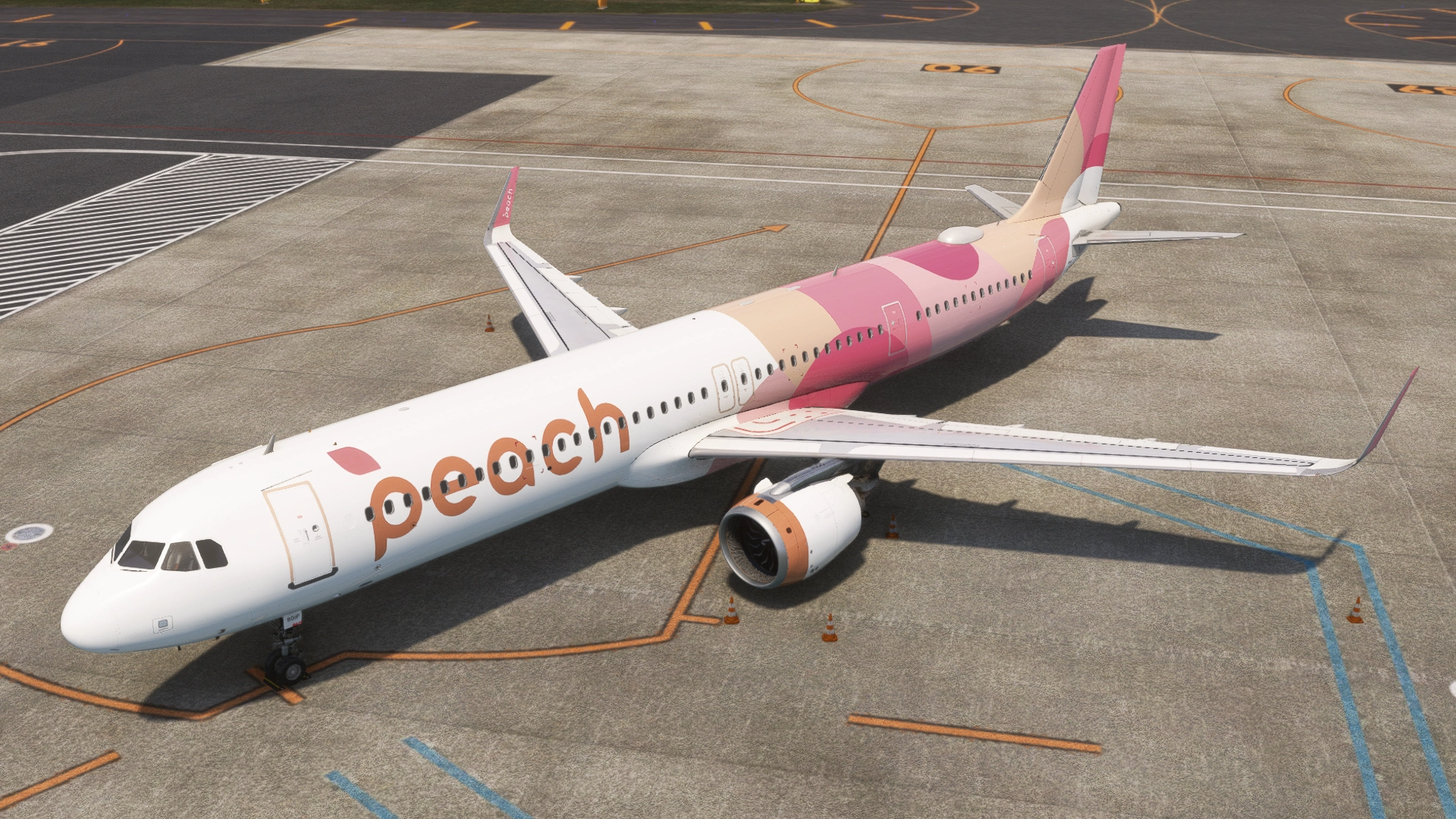 New Livery!!! FSLabs A321NX (NEO LEAP) Peach JA901P - Aircraft