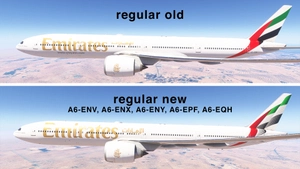 PMDG 777-300ER w/ cabin Emirates complete fleet thumbnail 7