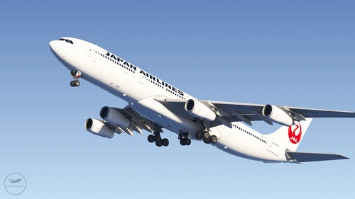 Japan Airlines (JAL) (JA30XJ - Fictional) [Airbus A340-300]