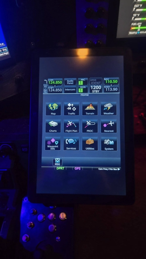 Apollo + Artemis Streaming Flight Sim Panels to a Tablet in Portrait Mode Alternative to Space Desk