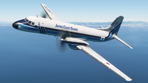 iniBuilds/Microsoft NAMC YS-11]JapanCoastGuard￤JA8701ブルー