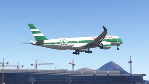 Cathay Pacific B-LRJ inibuild A350-900  80th Anniversary Retro Livery [4K] thumbnail 2
