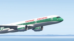 Cathay Pacific B-LRJ inibuild A350-900  80th Anniversary Retro Livery [4K] thumbnail 4