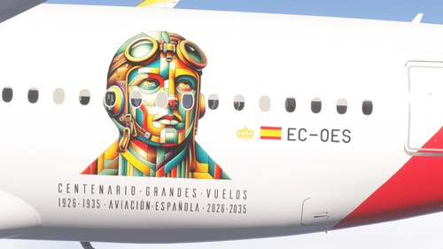 A350-900 Iberia EC-OES (Plus Ultra Livery)