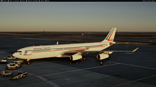 Armée de l'Air (French Air Force) F-RAJA COTAM (A342 aircraft) livery Inibuilds A340-300