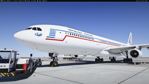 Armée de l'Air (French Air Force) F-RAJA COTAM (A342 aircraft) livery Inibuilds A340-300 thumbnail 3