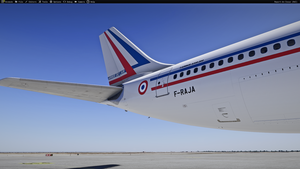 Armée de l'Air (French Air Force) F-RAJA COTAM (A342 aircraft) livery Inibuilds A340-300 thumbnail 4