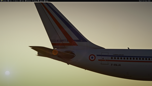 Armée de l'Air (French Air Force) F-RAJA COTAM (A342 aircraft) livery Inibuilds A340-300 thumbnail 7