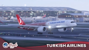 Turkish Airlines 500th Aircraft Special Livery w/ Cabin [A350-900] thumbnail 2