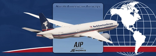 North American Airways - N777NA - PMDG 777-200LR