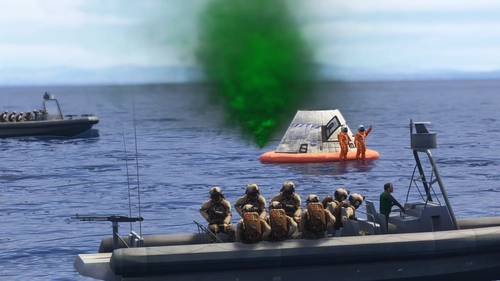 Artemis 2 splashdown