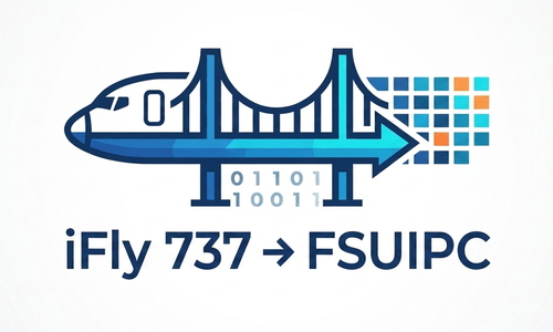 iFly 737 MAX8 - FSUIPC bridge