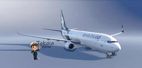 PMDG 737-900BW | Air New Zealand ZK-KAT | Fictional