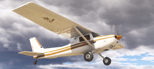 C152 wbsim N22168 Paiute Taildragger