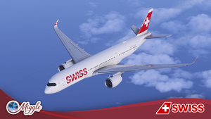 Swiss Delémont Livery w/ Cabin HB-IFB [A350-900] thumbnail 4