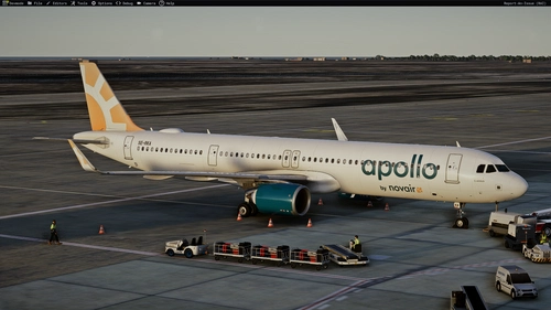 Apollo by Novair SE-RKA livery for Inibuilds A321LR MSFS2024 (with cabin)