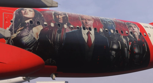 AirAsia X X-Men: Apocalypse Livery | 9M-XXU | iniBuilds A330-300
