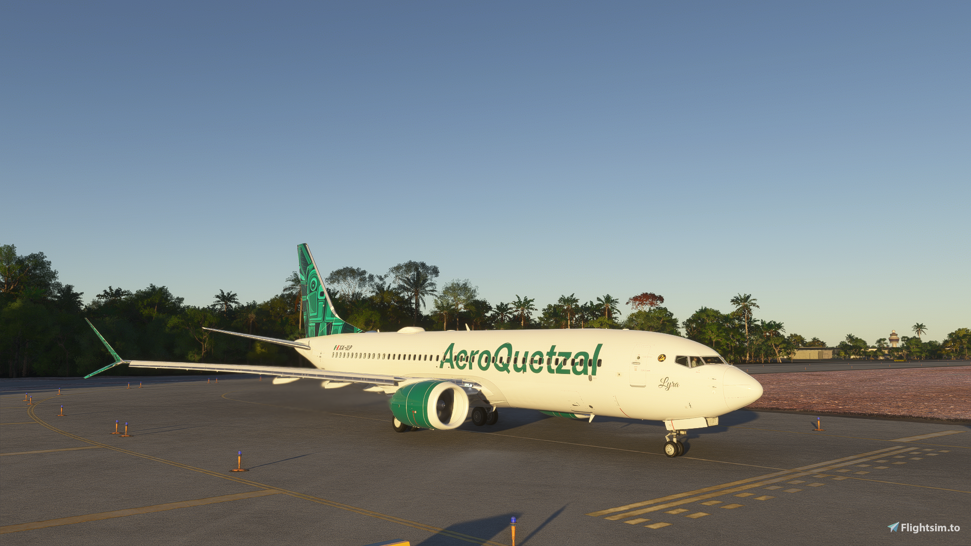 Asobo Boeing 737-8 MAX | AeroQuetzal “Standard Minimal Scheme
