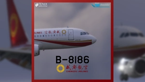 Fenix A320 - CFM-Chengdu Airlines  成都航空  B-8186 with cabin 8k thumbnail 1