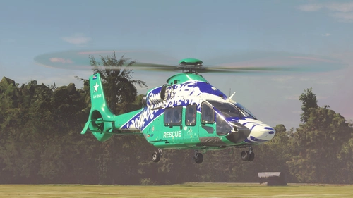 Lagaw Kuyup Rescue Service-inspired livery for H160