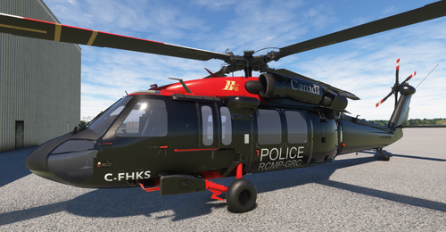 Delta Simulations UH-60  Livery - RCMP Canada (C-FHKS)