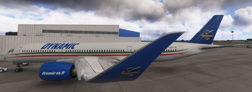 A350-900 IniBuilds - Dynamic Virtual Airlines Livery