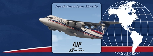 North American Shuttle - Fleetpack - JustFlight Avro RJ