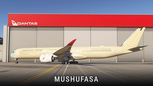 Qantas 'First A350-1000ULR' F-WZNK & F-WULR | iniBuilds A350-1000 [8K/4K] thumbnail 2